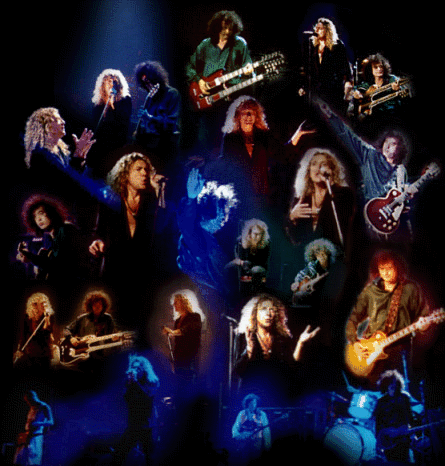 Clickable Image Map with various Jimmy Page and Robert Plant photos!